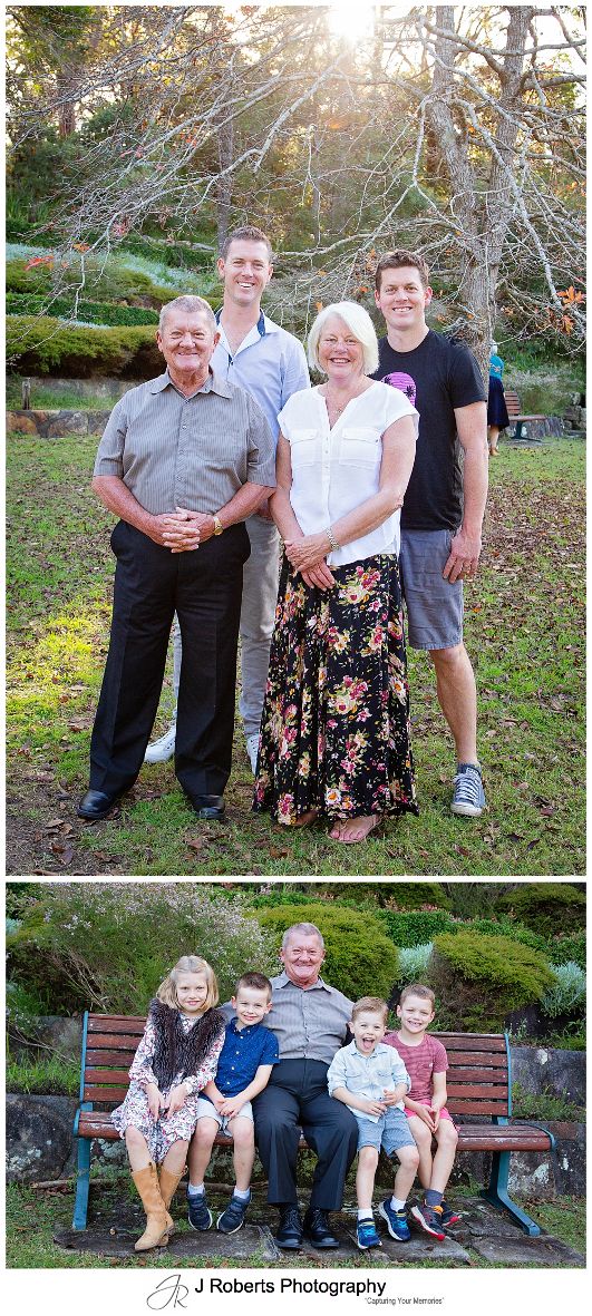 Sydney Family Portrait Photographs of Extended Family at Echo Point Roseville Chase